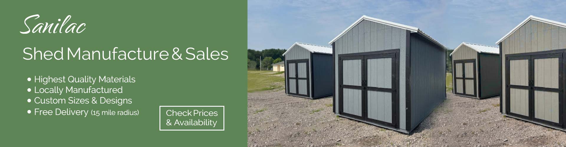Sanilac Custom Shed Sales